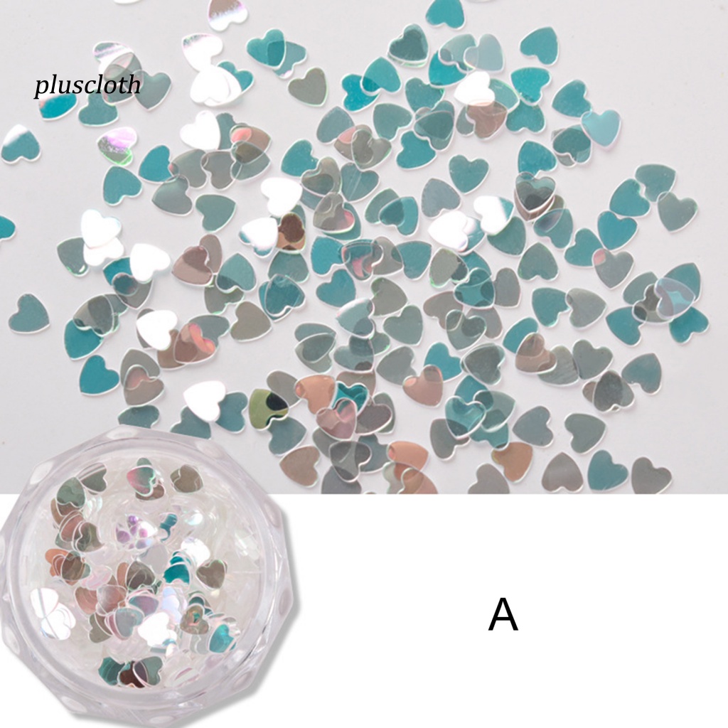 1 Hộp Hạt Kim Sa Hình Bướm Trái Tim Trang Trí Móng Tay Nghệ Thuật Sáng Tạo 6 Kiểu Màu Sắc Sống Động