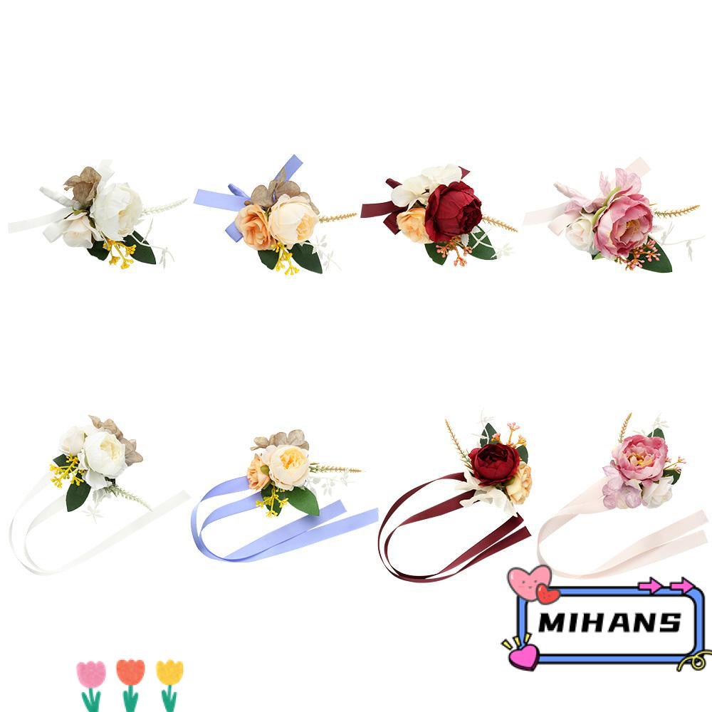 Vòng Đeo Tay Hoa Giả Thời Trang Cho Cô Dâu