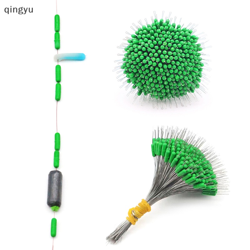 Bộ 300 Phụ Kiện Câu Cá Bằng Silicon Màu Đen Hình Oval Tiện Dụng