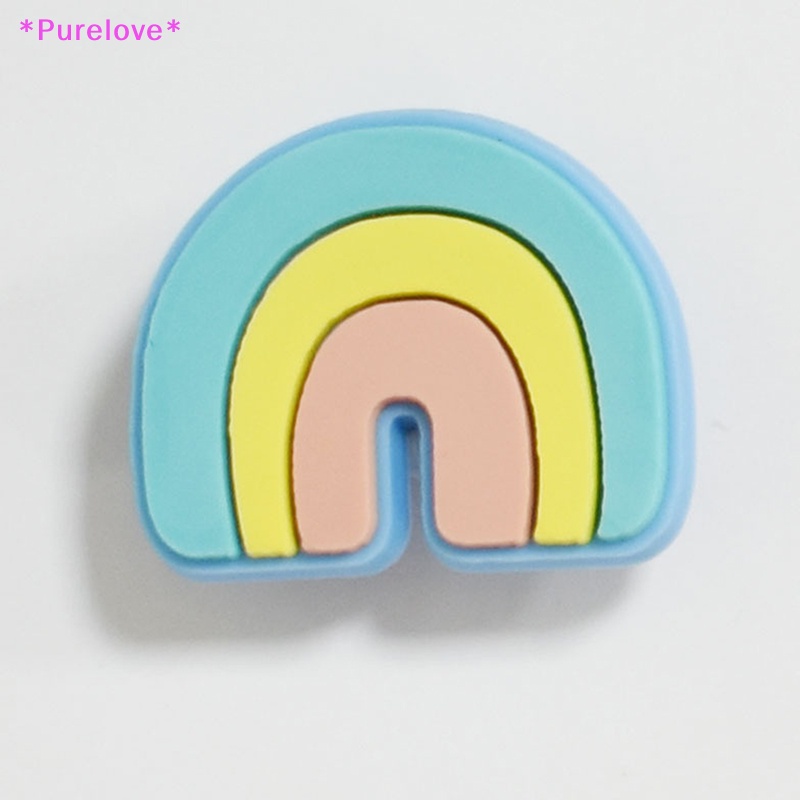 Set 7 Phụ Kiện Trang Trí Giày May Mắn Diy Bằng PVC Hình Hoa Và Ngôi Sao Dễ Thương Mới