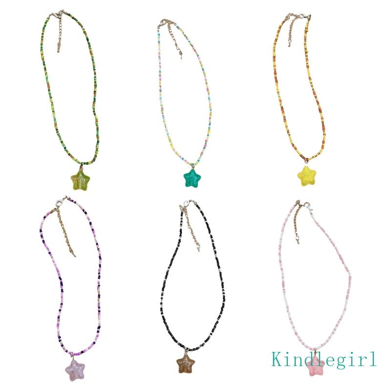 Vòng Cổ Choker Y2K Đính Hạt Nhiều Màu Thời Trang Cho Nữ