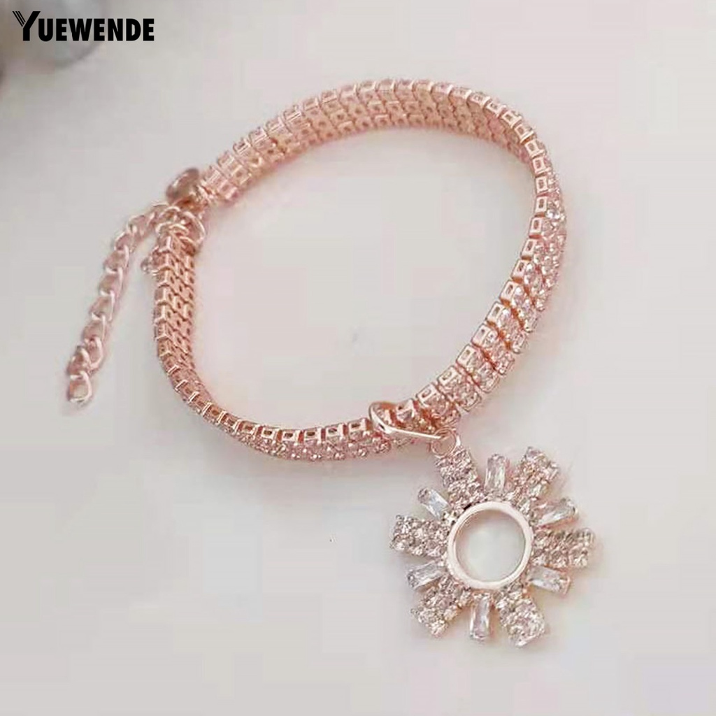 Vòng Cổ Đính Đá Sáng Bóng Thanh Lịch Cho Thú Cưng YQ.E