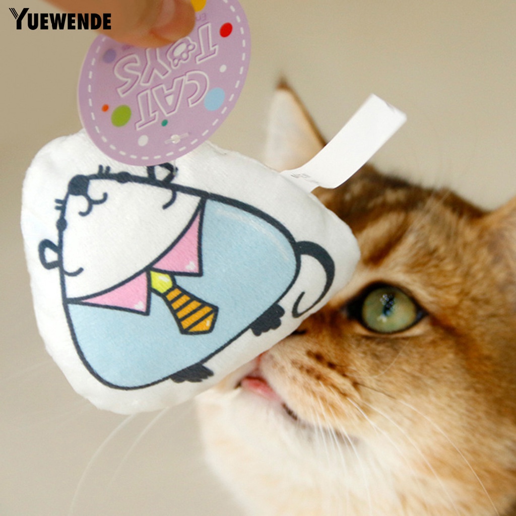 Đồ Chơi Nhồi Bông Hình Động Vật Dễ Thương Cho Mèo Cưng