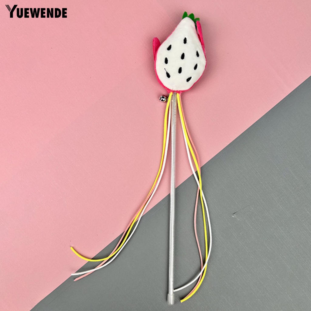 Yq.e Đồ Chơi Gậy Tương Tác Bằng Nhựa Hình Trái Cây Hoạt Hình Xinh Xắn Cho Mèo Cưng