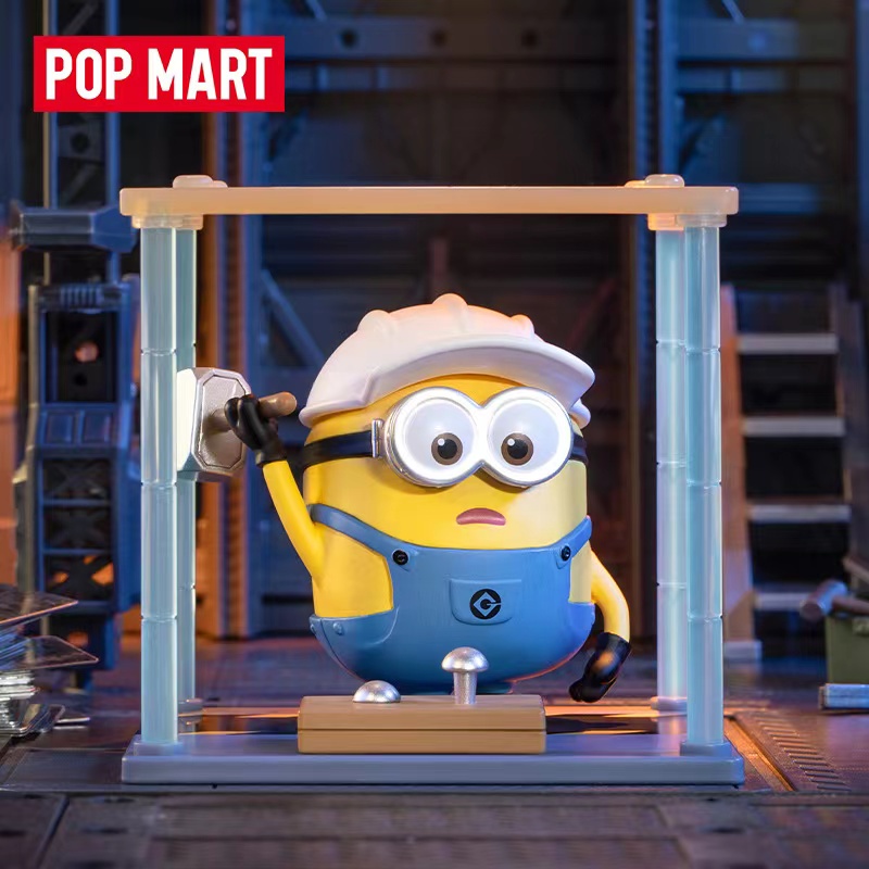 ★Đồ Chơi HGTOYS Hg Hg HGTOYS★   Búp Bê POPMART Little Man Bí Mật Đế Màu Vàng Trang Trí Hợp Thời Trang Làm