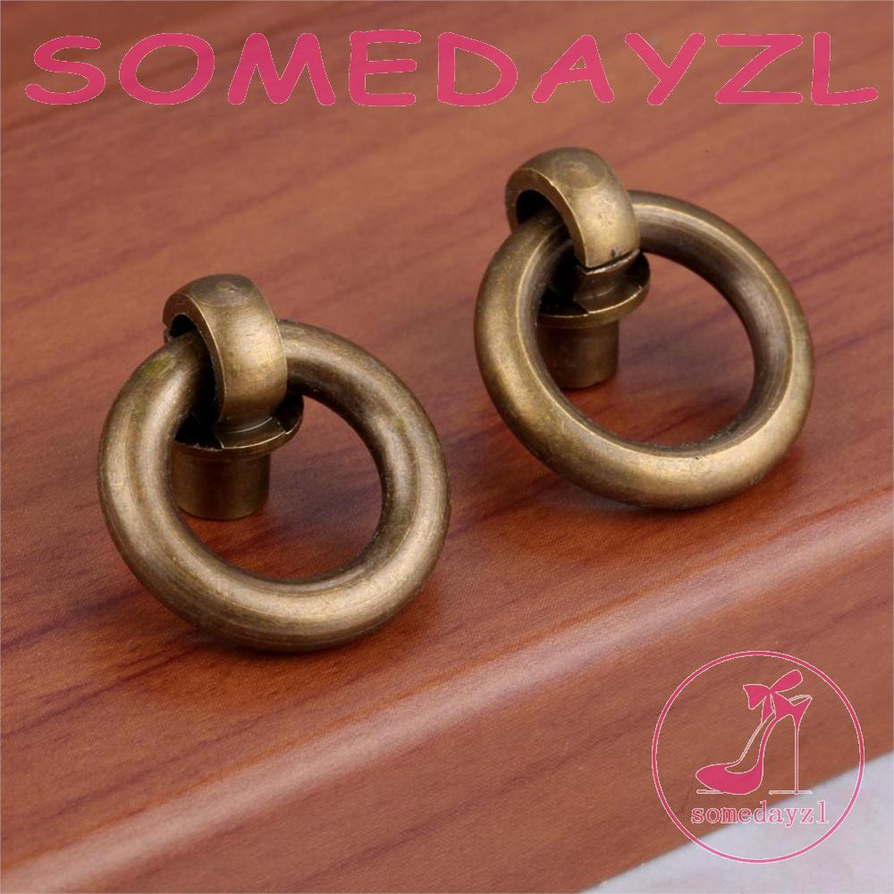 Tay Nắm Ngăn Kéo Tủ Bằng Đồng Thau Phong Cách Vintage
