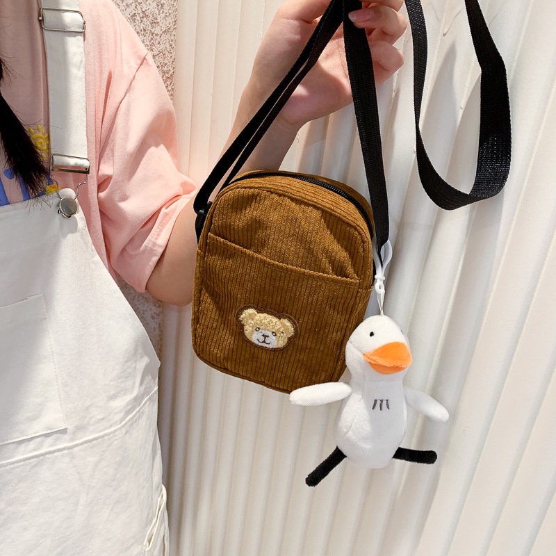 Túi Đeo Vai Vải Nhung Đựng Điện Thoại Thời Trang Cho Nữ