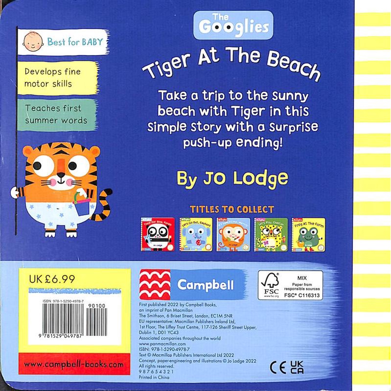 Sách Tiger At The Beach