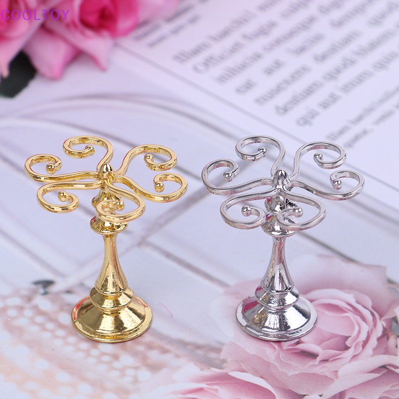 Cooltoy Giá Đỡ Cốc Nước mini Bằng Kim Loại Dễ Thương Trang Trí Nhà Búp Bê 1: 12