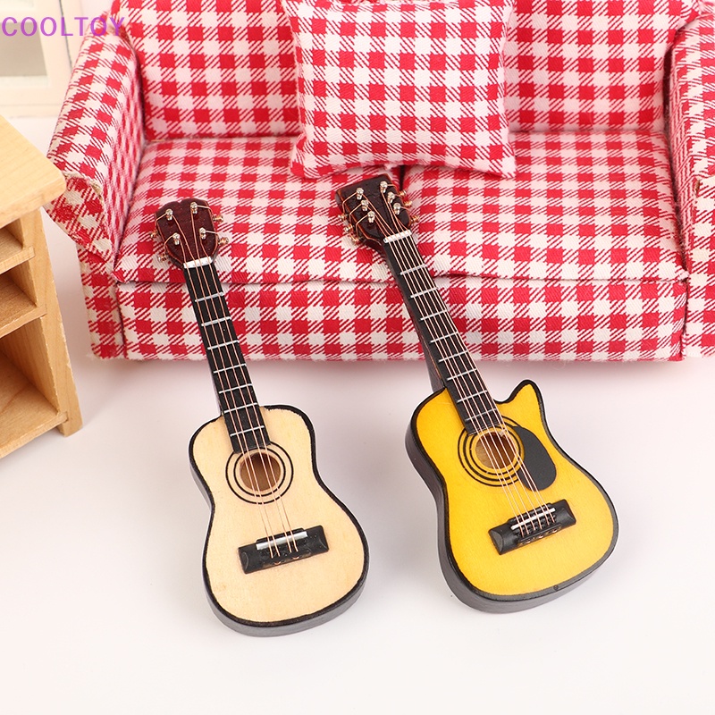 Cooltoy Đàn Guitar Điện Đồ Chơi Mini Trang Trí Nhà Búp Bê