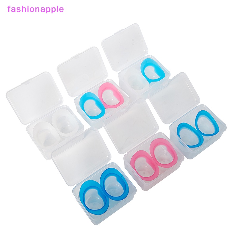 Set 2 Cốc Silicone Rửa Mắt Có Thể Tái Sử Dụng Kèm Hộp Đựng