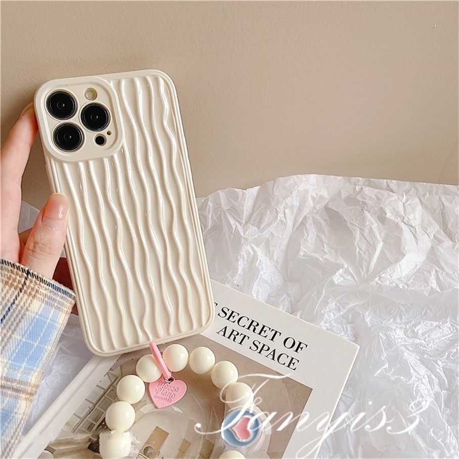 Ốp Điện Thoại Mềm Họa Tiết Màu Trắng Sữa Cho iPhone 14 13 12 11 Pro Max X XR Xs Max 14 13 12 11