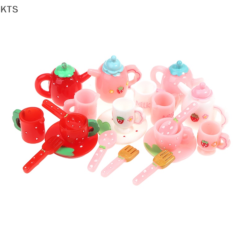 Ấm Trà Mini Tỉ Lệ 1: 12 Xinh Xắn Dùng Để Trang Trí Nhà Búp Bê