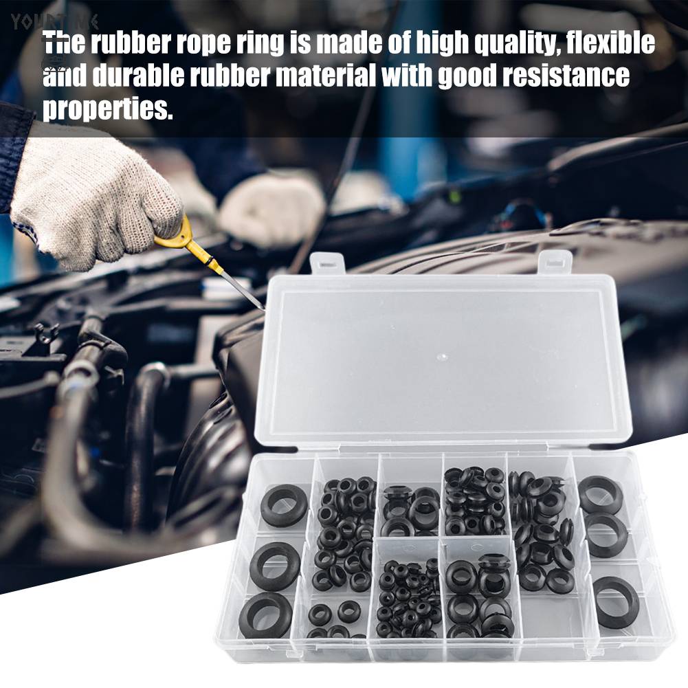 Hộp 180 Vòng Đệm Dây Điện Cho Xe Hơi / RV