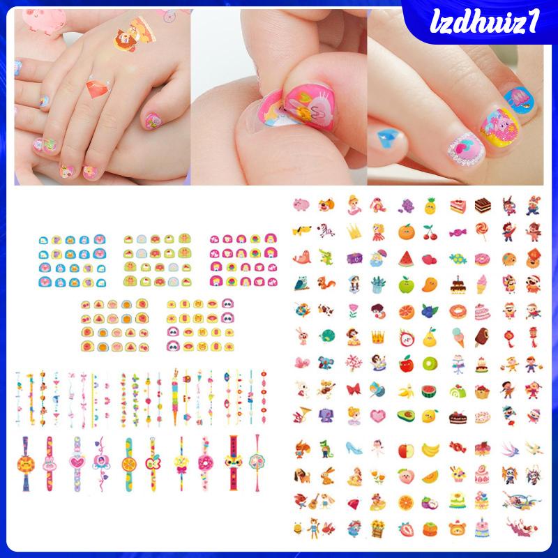 Miếng Dán Trang Trí Móng Tay Dễ Thương Dành Cho Trẻ Em