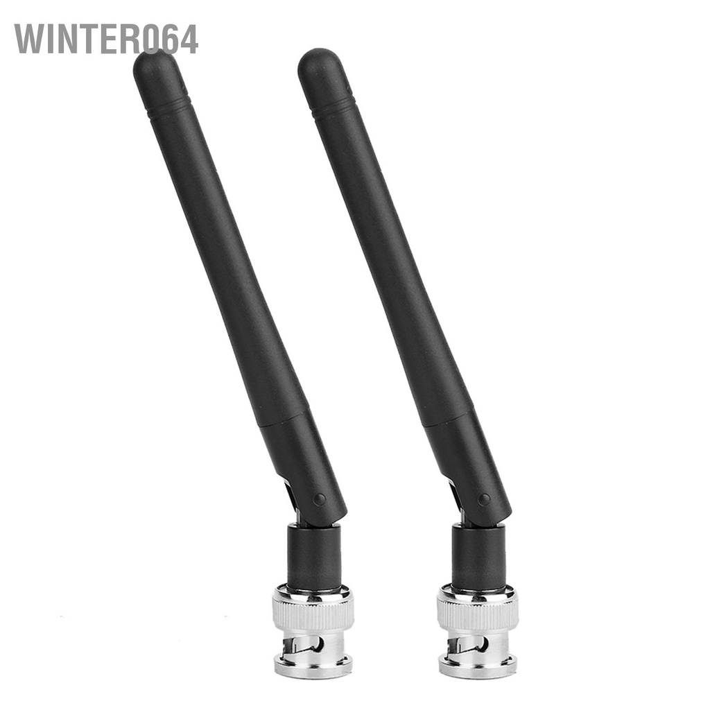 Winter064 2 CHIẾC Ăng Ten UHF với Đầu Nối BNC cho Thu EW100 EW300 EW500 G3 HM