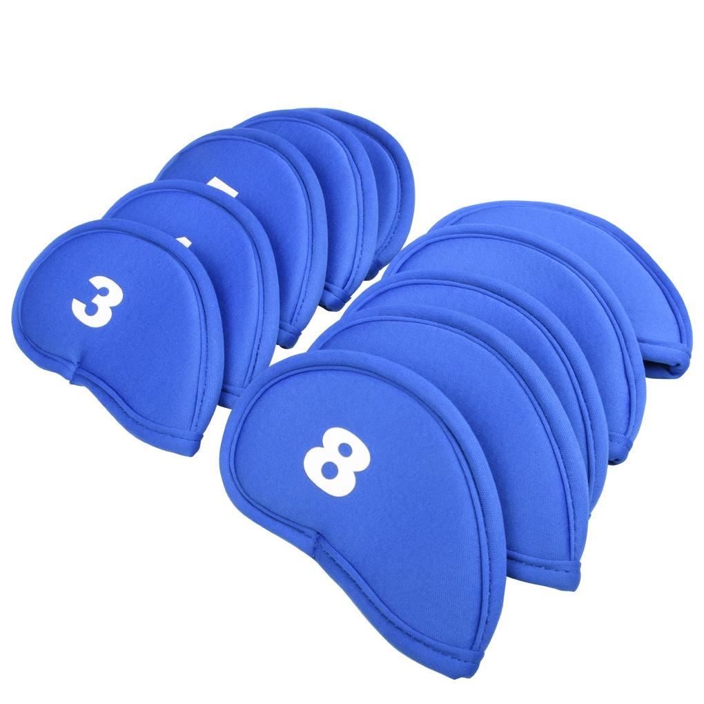 Bộ 10 Vỏ Bọc Bảo Vệ Đầu Gậy Đánh Golf Thể Thao Ngoài Trời