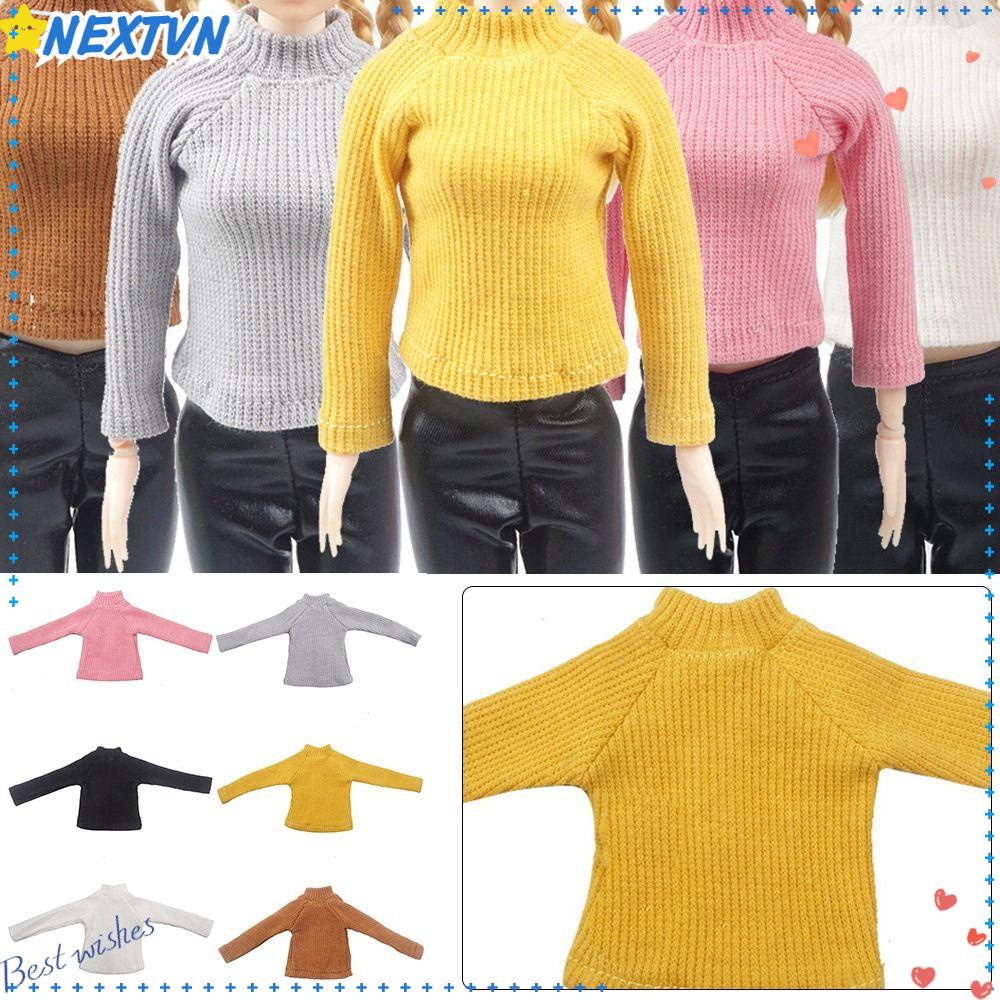 Áo Sweater Dệt Kim Thủ Công Mini Thiết Kế Mới Cho Búp Bê