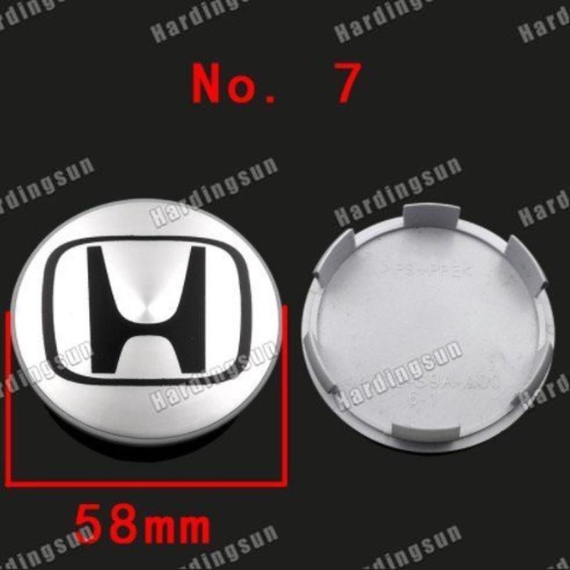 1 Nắp Logo Trang Trí Vành Bánh Xe Hơi Honda 58mm 62MM 69MM