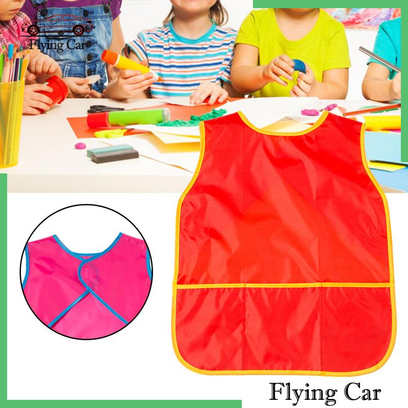 [Lzdjfmy2] Tạp Dề Vẽ Tranh Không Tay Có Túi Cho Họa Sĩ