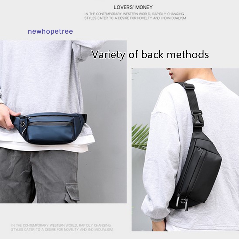 Túi Đeo Chéo Ngực Chống Thấm Nước Thời Trang Thể Thao Cho Nam