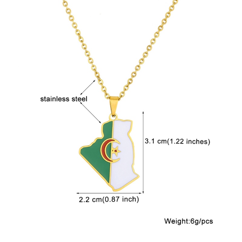 Vòng cổ Unisex Màu Vàng / Bạc Phong Cách Đồng Quê Algeria