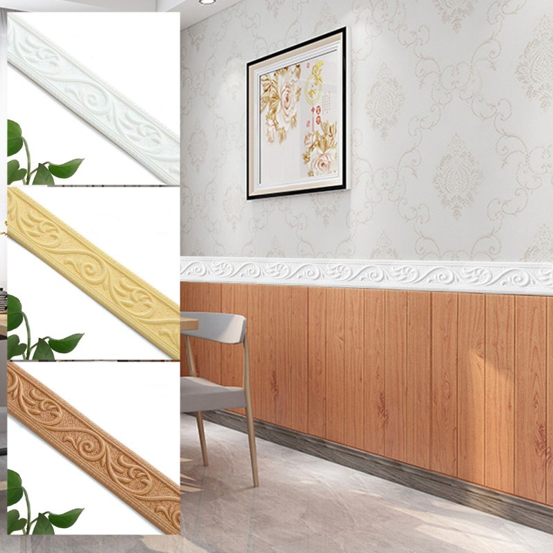 Miếng Dán Tường 3D Tự Dính Chống Thấm Nước Nhiều Phong Cách Độc Đáo Trang Trí Nhà Cửa