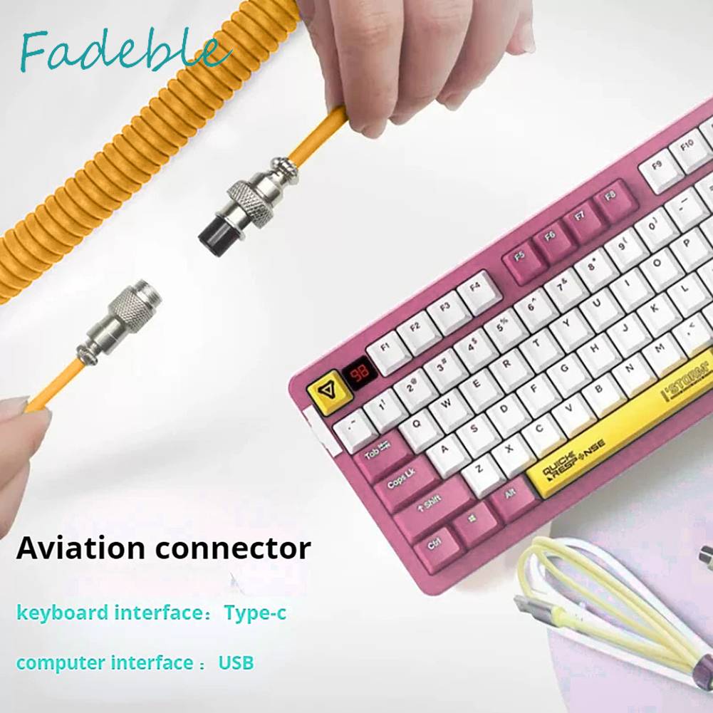 Dây Lò Xo Nối Dài 1.5m Chuyển Đổi Type C Sang USB