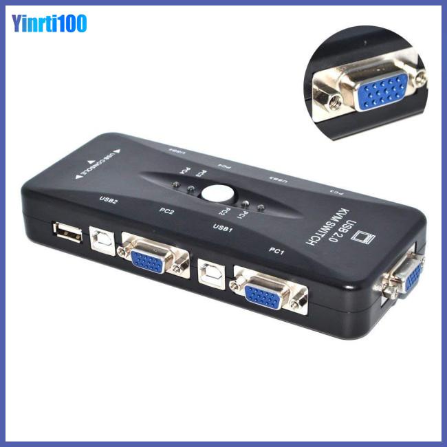 Công Tắc Chuyển Đổi HDMI KVM KVM 4 Cổng HDMI