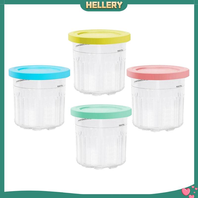 Bộ 4 Cốc Làm Kem / Tráng Miệng Chống Rò Rỉ Tiện Dụng