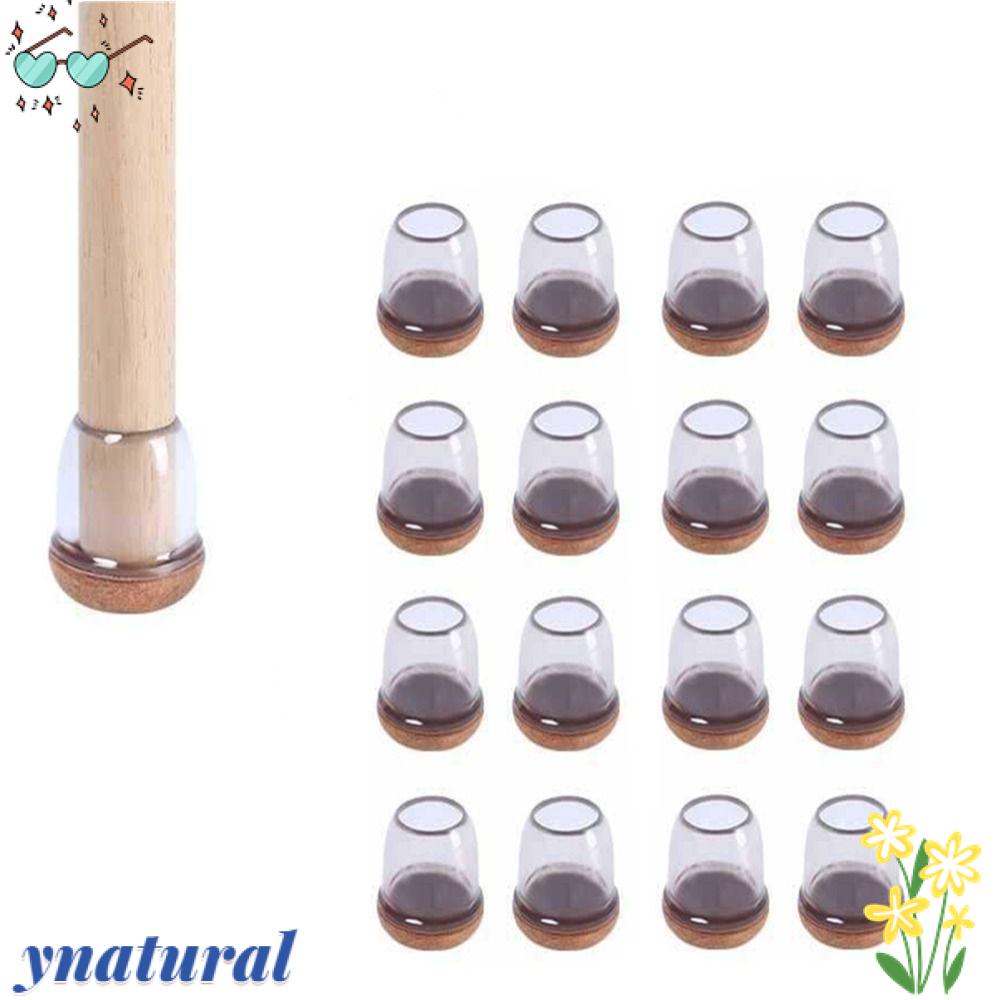 Bộ 16 Bọc Chân Ghế Bằng Silicone Nỉ Chống Trầy Xước Giảm Tiếng Ồn