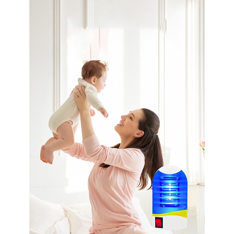 Đèn diệt muỗi LED TAIDU không có tiếng ồn không mùi hiệu quả cho gia đình/ mẹ và bé