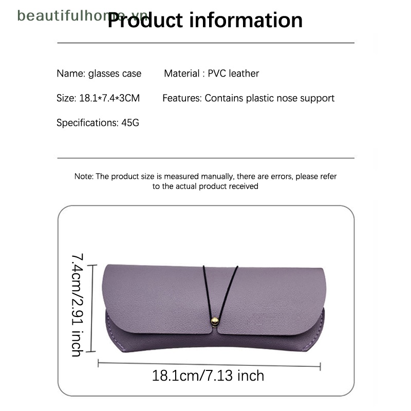 Túi Đựng Bảo Vệ Mắt Kính Thời Trang Unisex