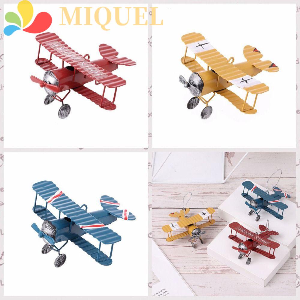 Mô Hình Máy Bay Mini Bằng Sắt Có Dây Treo Trang Trí Nhà Cửa