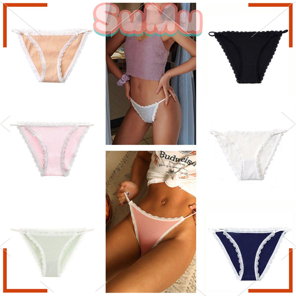 Quần Lót Ren Lưng Thấp Quyến Rũ Hợp Thời Trang Cho Nữ