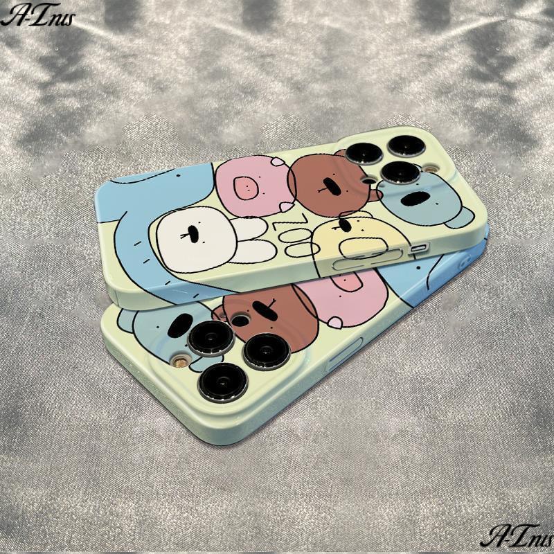 Ốp Điện Thoại Mềm Chống Sốc Họa Tiết Động Vật Cho Iphone 14promax 13 12 11 6In 78plus NQ2X