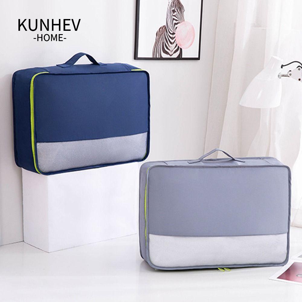 KUNHEV Túi Đựng Chăn Mền Gấp Gọn Tiện Dụng Mang Đi Du Lịch