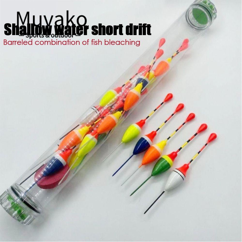 MUVAKO Bộ 10 Phao Nổi Câu Cá Chất Lượng Cao