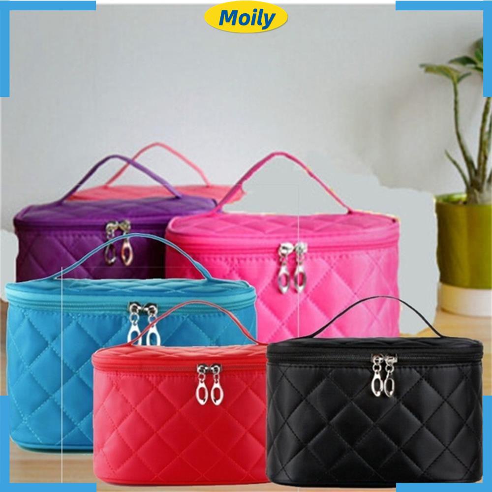 Túi Đựng Mỹ Phẩm Du Lịch Hình Oval Bằng Vải Chống Thấm Nước