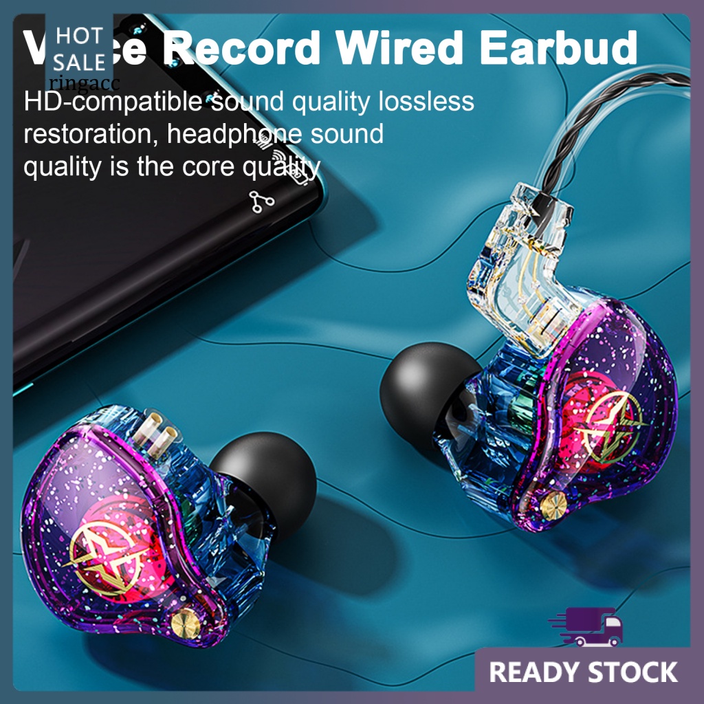 Tai Nghe Có Dây RGA Độ Nhạy Cao Chống Thấm Nước Giảm Tiếng Ồn Có Micro Cho Điện Thoại 3