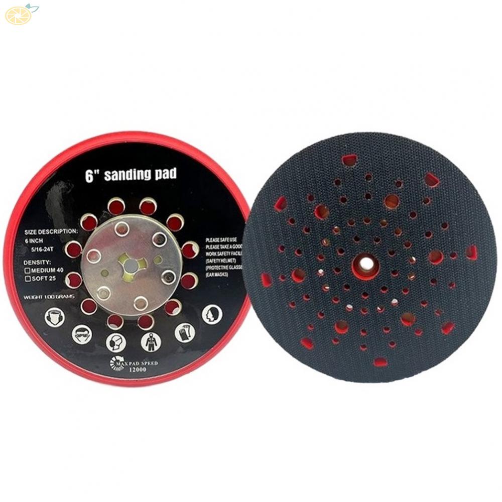 【VARSTR】Backing Pad Sanding Discs Sanding Tools 6inch Abrasive Changes Efficient