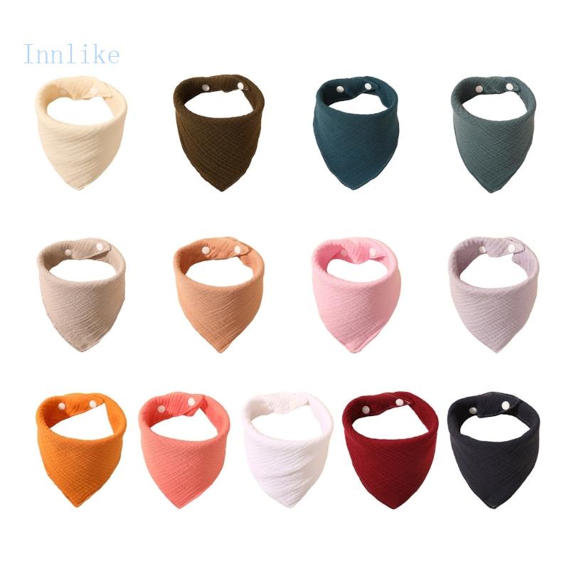 Yếm Ăn Bằng Vải Cotton Thấm Hút Cao Cho Bé