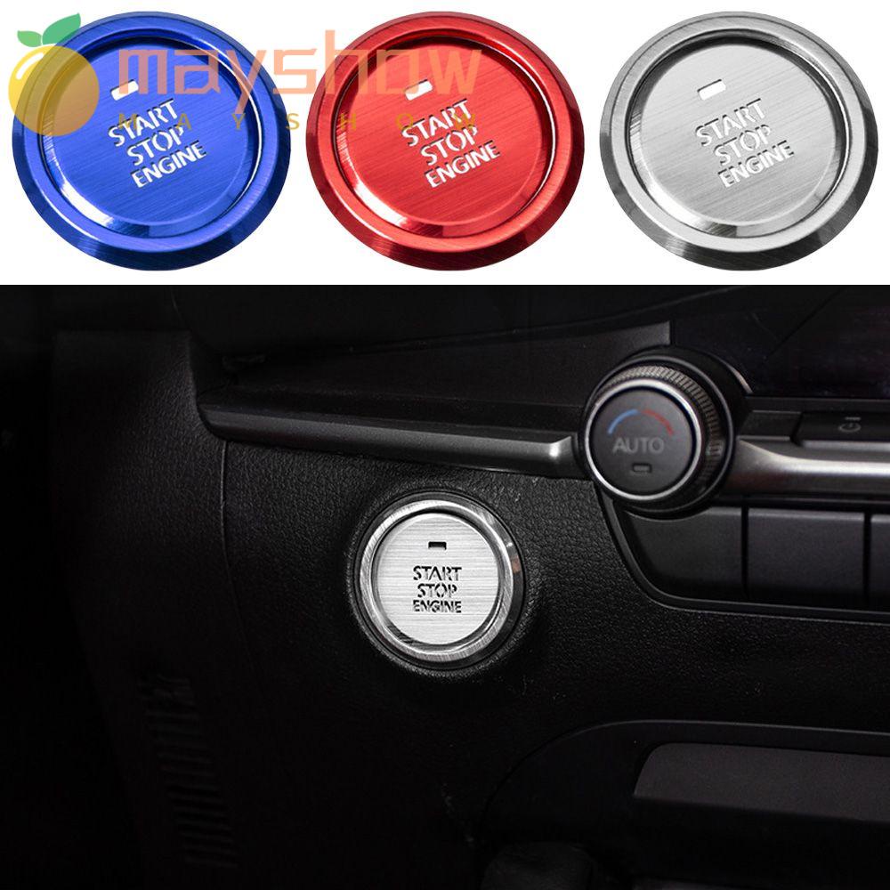 Set 2 Ốp Nút Đánh Lửa Bằng Nhựa Chất Lượng Cao Cho Mazda 3 For Axela CX-30