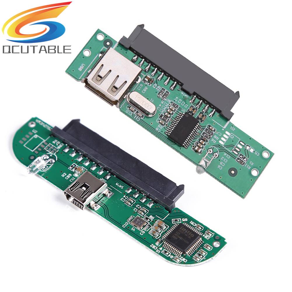 (MớI) Cáp ChuyểN Ổ CứNg USB 2.0 Sang SATA 7 + 15 Pin 2.5 "