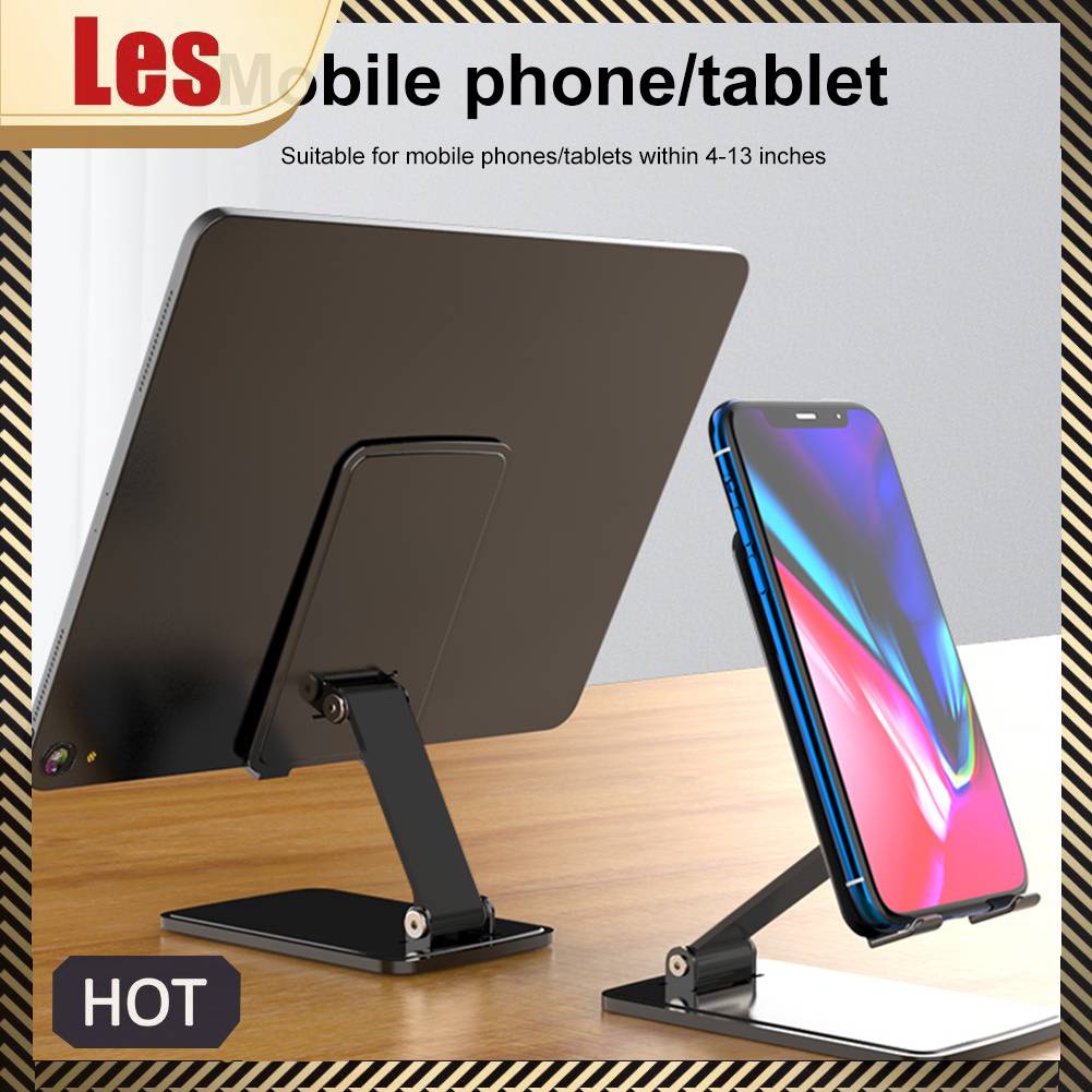 Giá Đỡ Điện Thoại / Máy Tính Bảng Bằng Kim Loại T5 Chống Trượt Có Thể Gấp Gọn Tiện