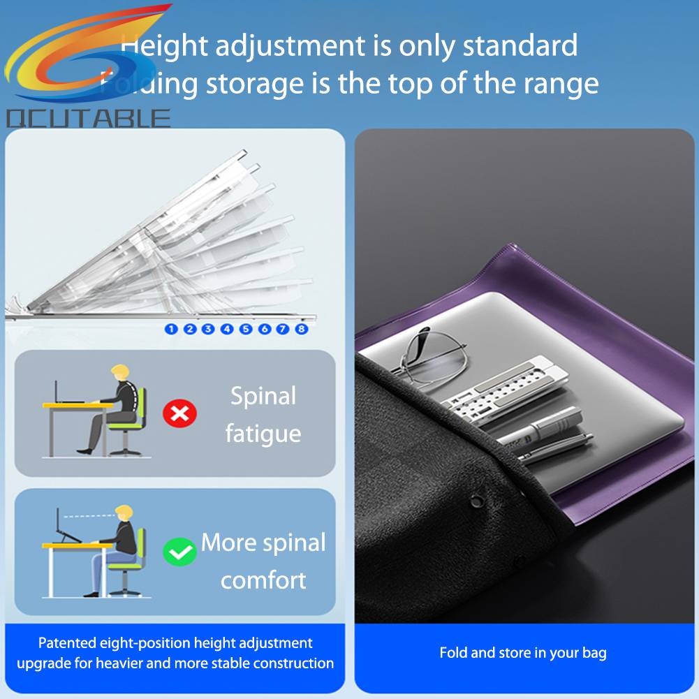 Giá Đỡ Laptop 12-17 inch Có Thể Gấp Gọn Tiện Dụng