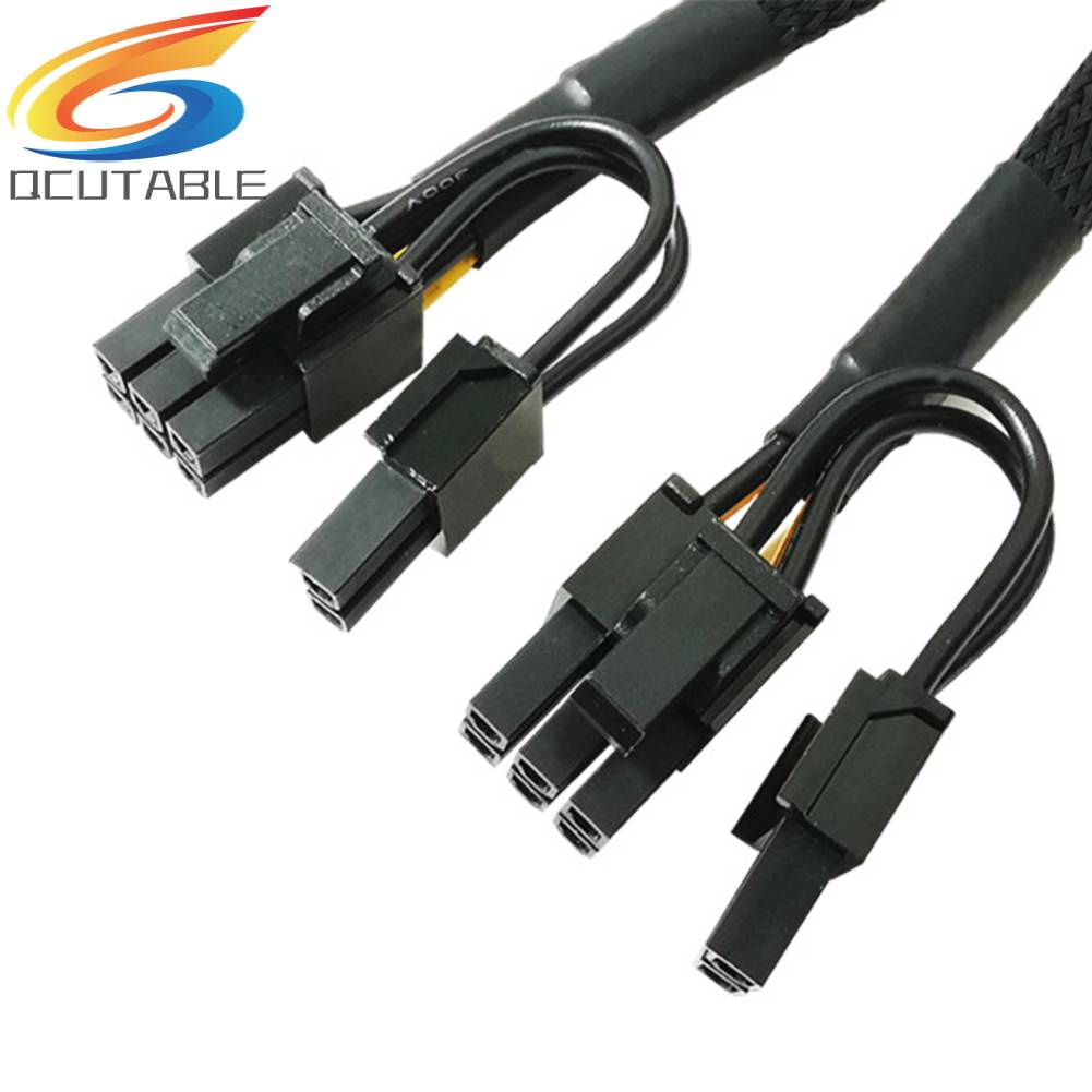 Thẻ Đồ Họa 6Pin PCI-E Sang 2x8Pin (6 + 2) GPU Cho Dây Cáp BTC