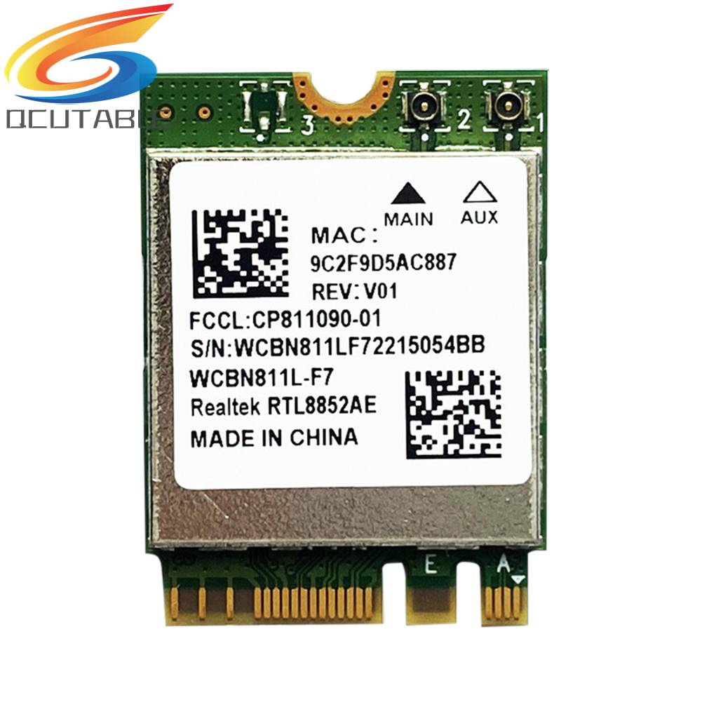 Thẻ Mạng Không Dây RTL8852AE Bluetooth 5.2 Cho Laptop