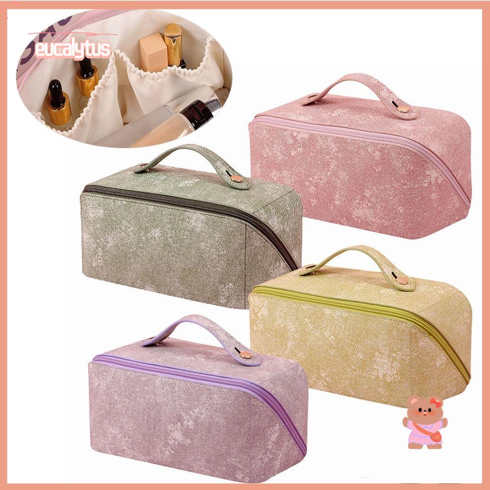 EUTUS Túi Đựng Mỹ Phẩm Bằng Da PU Sáng Tạo Cho Nữ