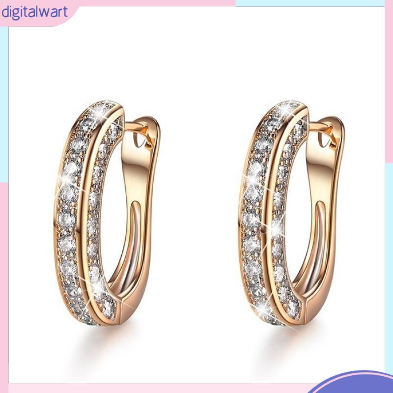 Bông Tai Ba Mặt Đính Đá Thời Trang Dành Cho Nữ